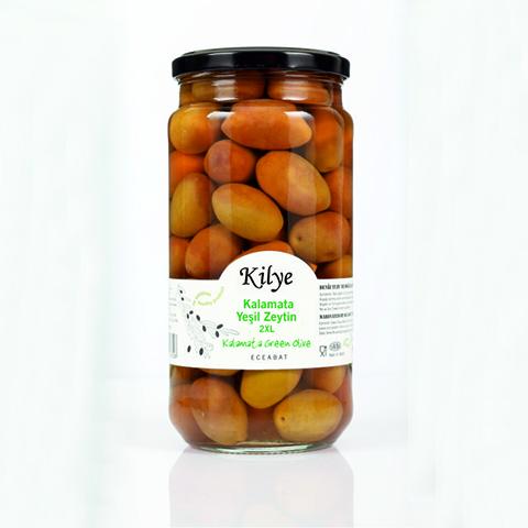 Kilye Kalamata Yeşil Zeytin 700g görseli.